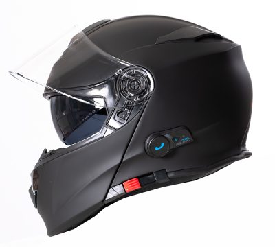 Blinc Bluetooth Matt Black Rs983 Stereo Mc Hjälm